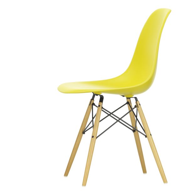 Chaise DSW plastic - piétement bois - Charles & Ray Eames-product