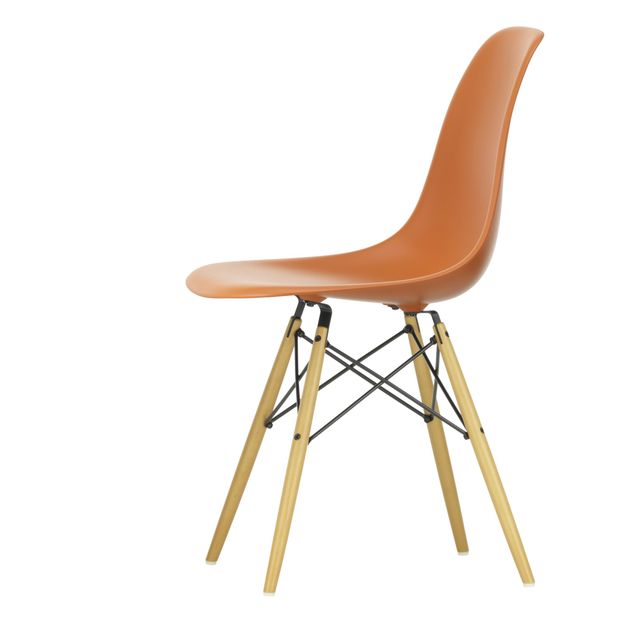 Chaise DSW plastic - piétement bois - Charles & Ray Eames-product