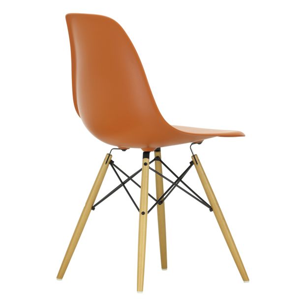 Chaise DSW plastic - piétement bois - Charles & Ray Eames-product