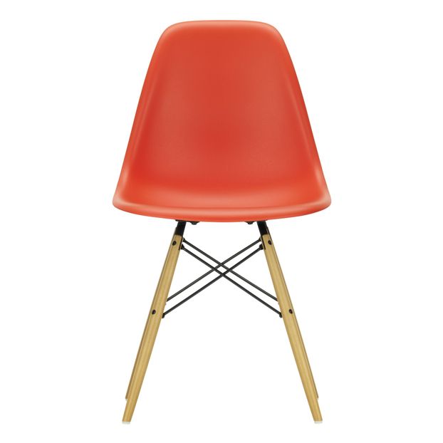 Chaise DSW plastic - piétement bois - Charles & Ray Eames-product