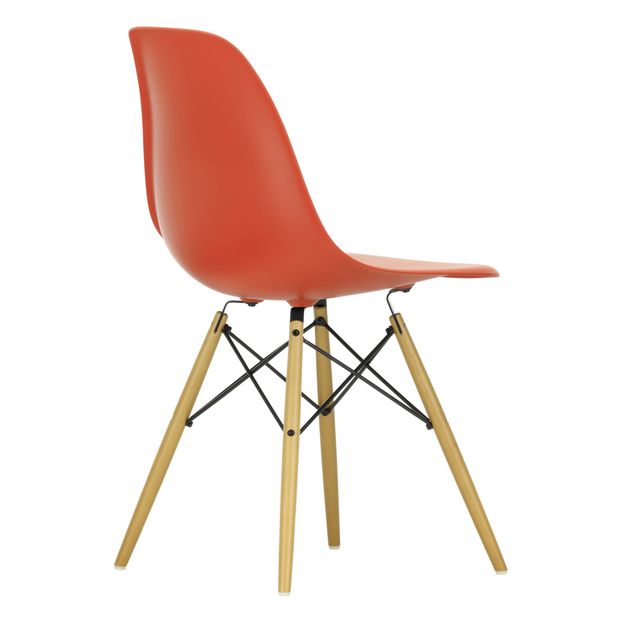 Chaise DSW plastic - piétement bois - Charles & Ray Eames-product