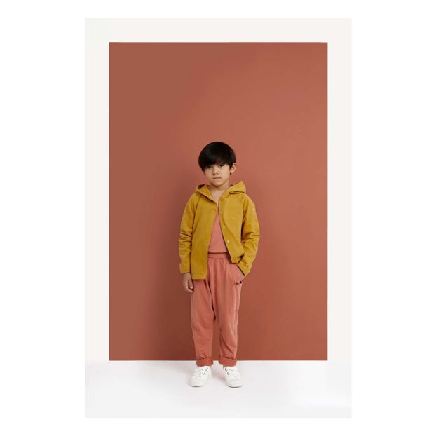 Cardigan Hooded Coton Bio-product