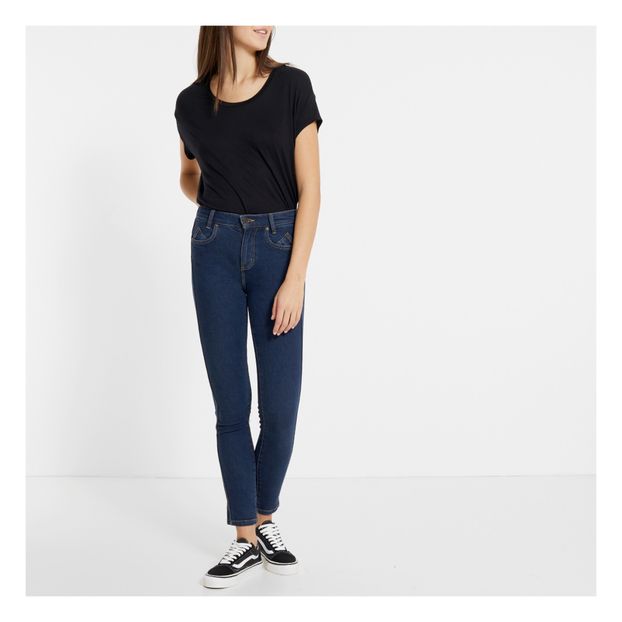 Jeans Stiletto de 7 bolsillos con cintura alta-product