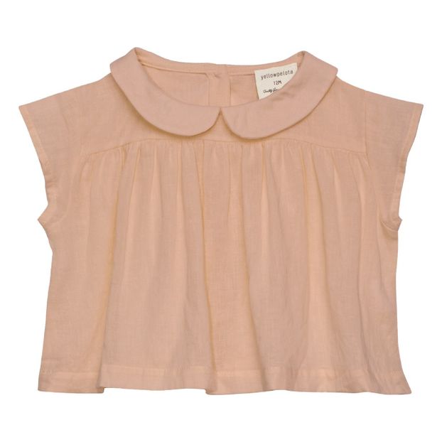 Yoke Linen and Cotton Blouse-product