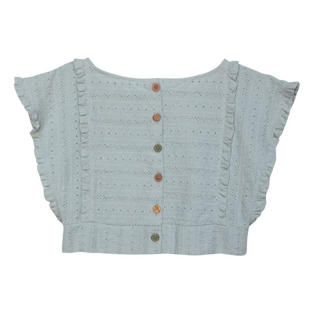 Julia Cropped Embroidered Blouse-product