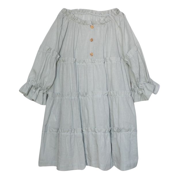 Guillermina Linen and Cotton Maxi Dress-product