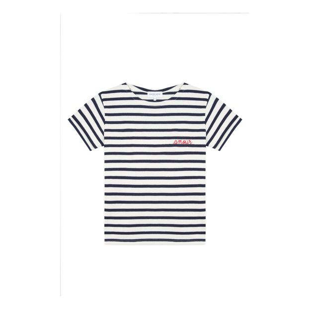 T-Shirt Rayé Amour -Collection Femme--product