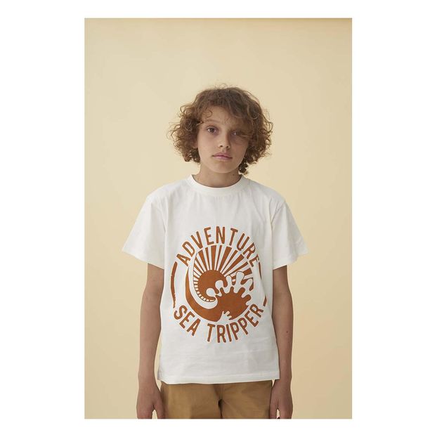 T-shirt Asger Aventure in cotone bio-product