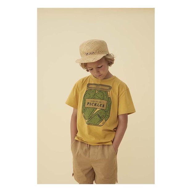 T-shirt Asger Pickles in Cotone Bio-product