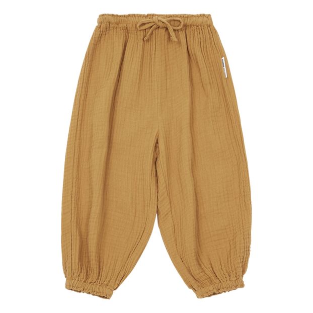 Capybara double cotton gauze trousers-product