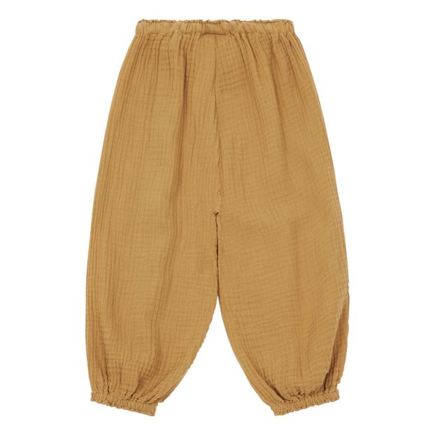 Capybara double cotton gauze trousers-product