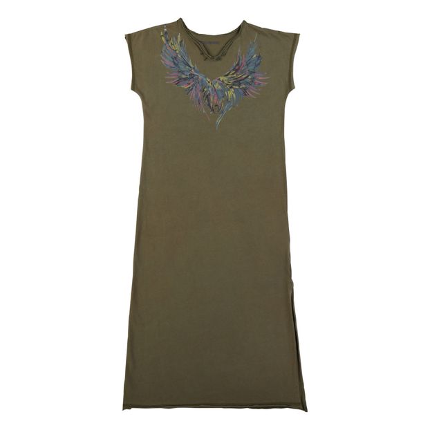 Long dress with Tunisian collar-product
