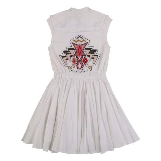 Embroidered long dress-product