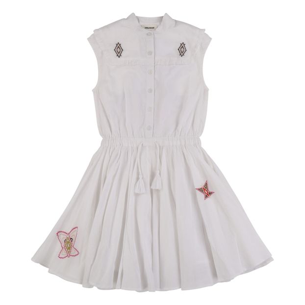 Embroidered long dress-product