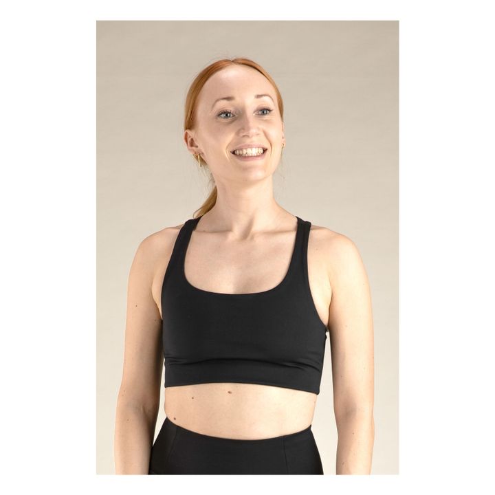 Top deportivo Paloma | Negro- Imagen del producto n°3