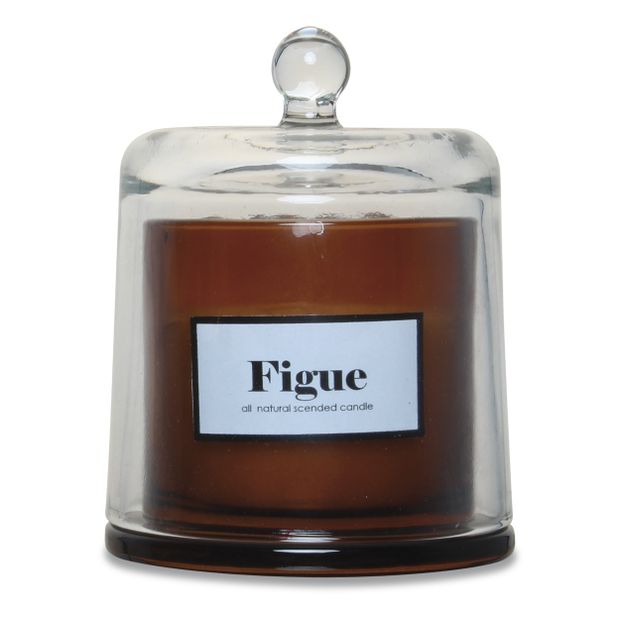 Bougie sous cloche Figue boisée-product