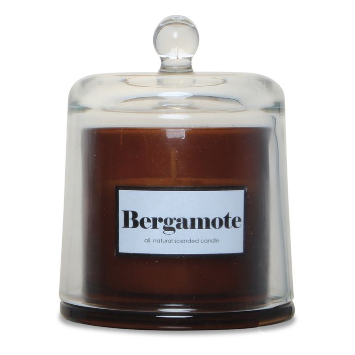 Sparkling Bergamont Candle & Cloche | Transparent- Product image n°0