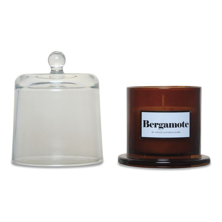Sparkling Bergamont Candle & Cloche | Transparent- Product image n°1