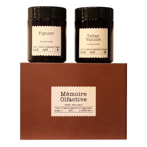 Velas Tabaco vainilla e higuera - Set de 2-product