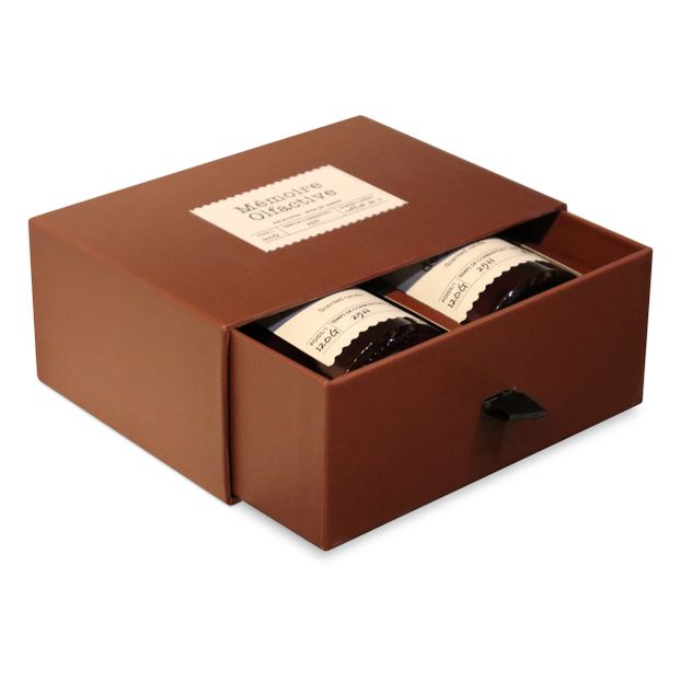 Bougies Rose de jardin et eucalyptus - Set de 2-product