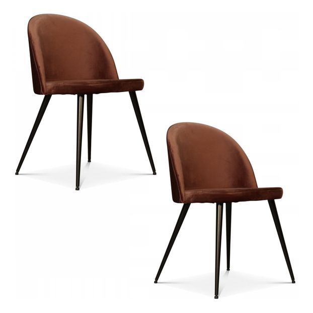 Sedie in velluto - Set di 2-product