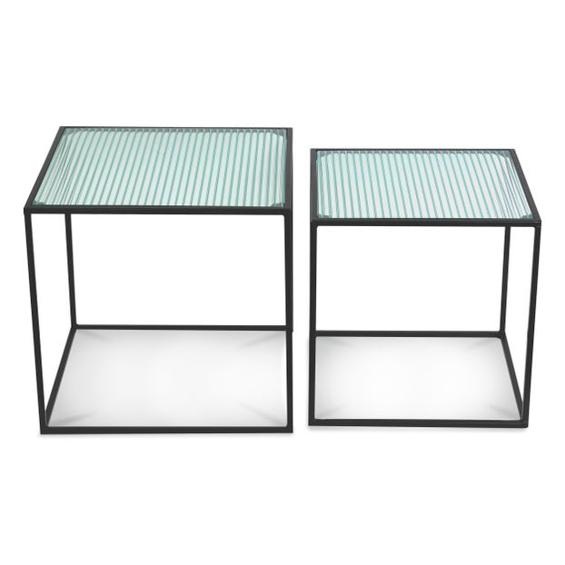 Tavolini in vetro - 2 pz. -product