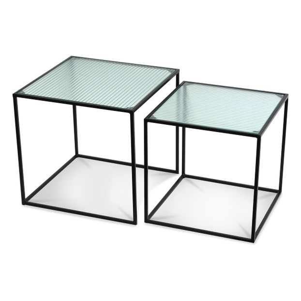 Tavolini in vetro - 2 pz. -product