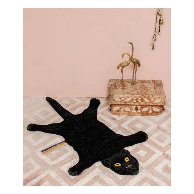 Tapis Panthère Noire en laine-product