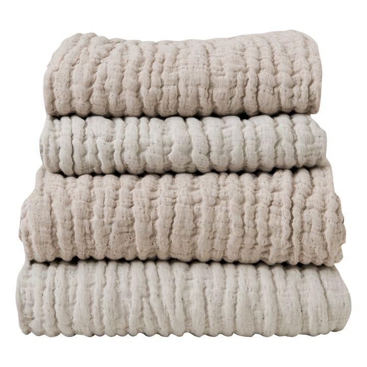 Plaid Mellow en lin et coton | Blush- Image produit n°5
