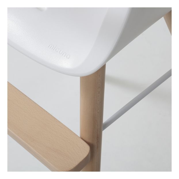Chaise haute OVO LUXE ONE harnais en simili cuir beige-product