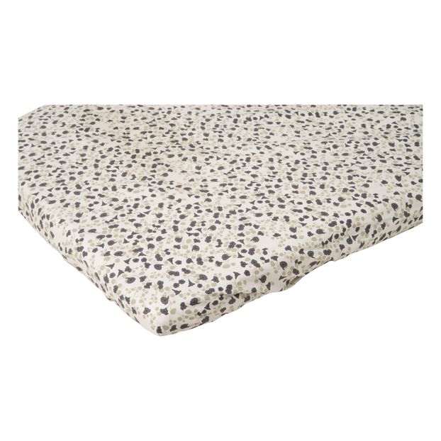 Cotton percale fitted sheet-product