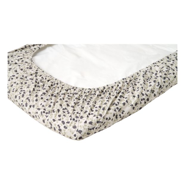 Cotton percale fitted sheet-product