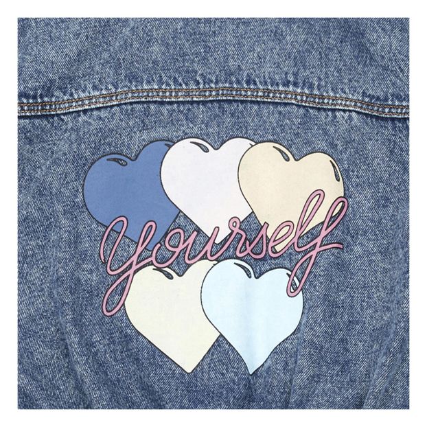 Love Yourself Denim Jacket-product