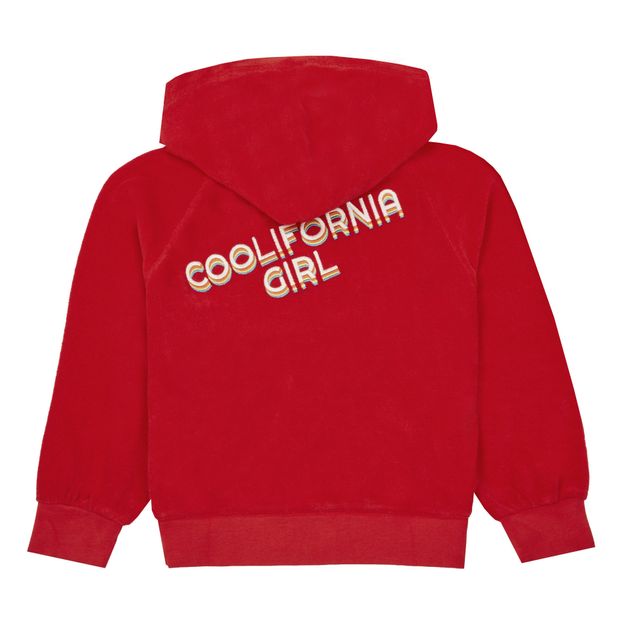 Coolifornia Girl Terry Cloth Zip-Up Sweatshirt-product