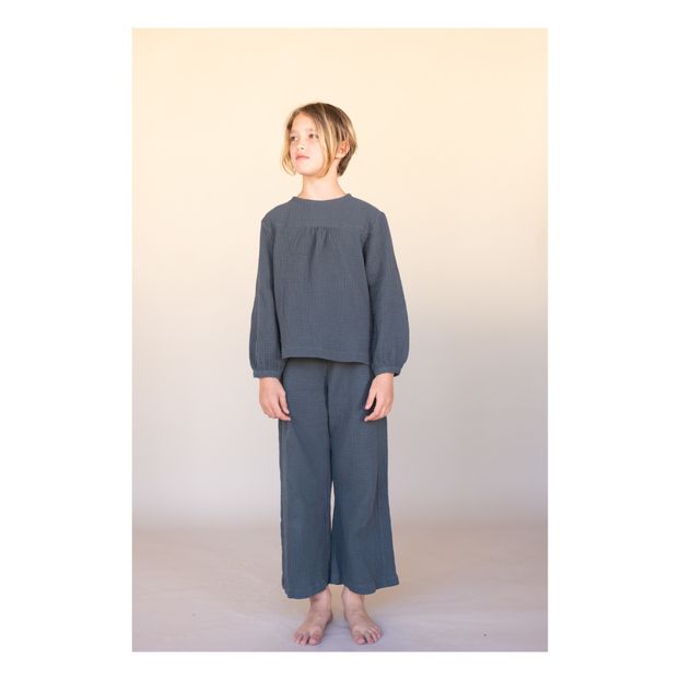 Cotton gauze trousers-product