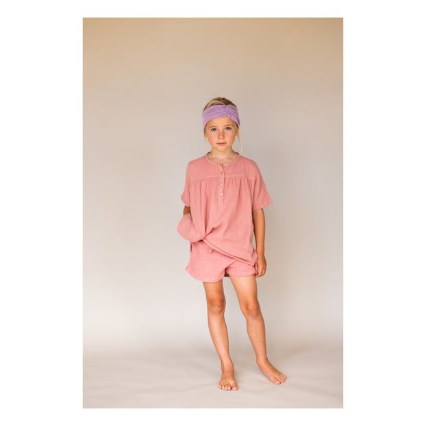Cotton gauze short dress-product