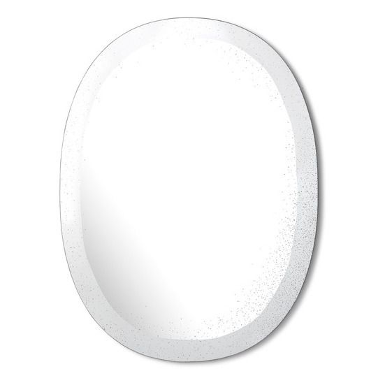 Miroir extra plat biseauté - forme aléatoire ovale 60x80 cm-product