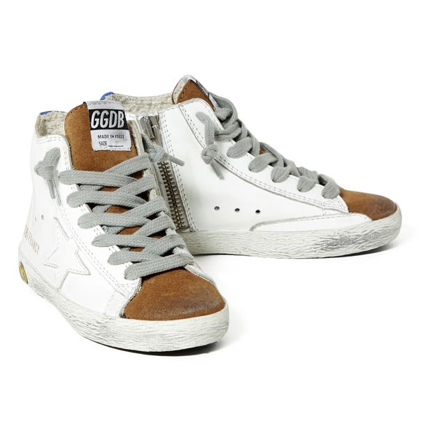 Francy Zipped Leather Trainers-product