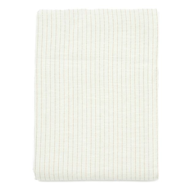 Nappe en coton lin et rayures lurex-product