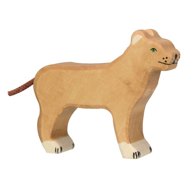 Wooden Lioness Figuirine-product