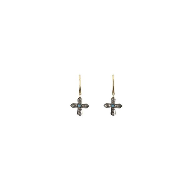 Boucles d'Oreilles Cross-product