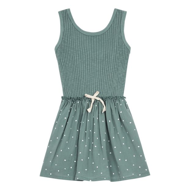 Sara Organic Cotton Two-Material Dress-product