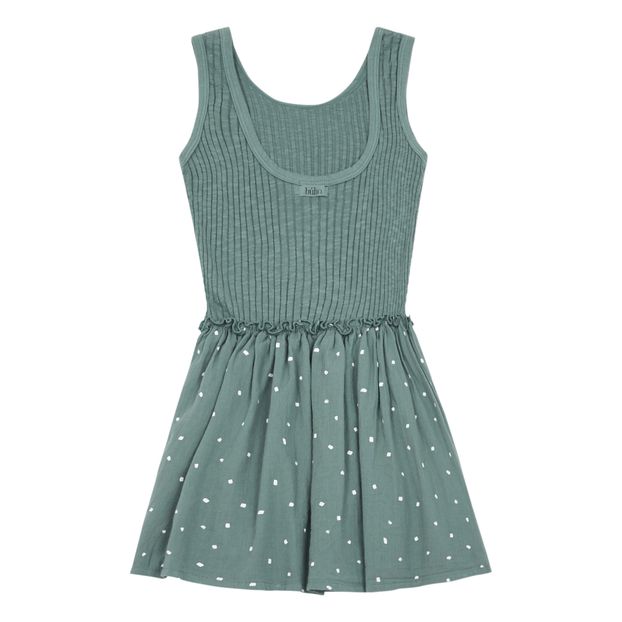 Sara Organic Cotton Two-Material Dress-product