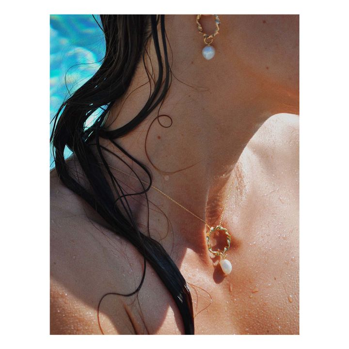 Pendentif Suzanne | Doré- Image produit n°3