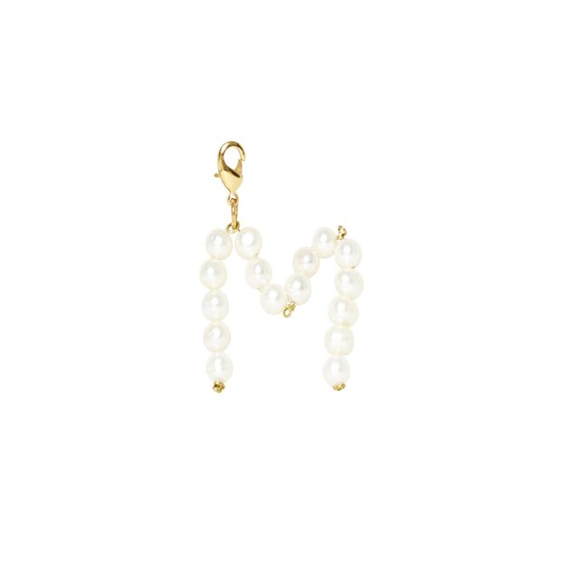 Colgante Perlas Letra M-product