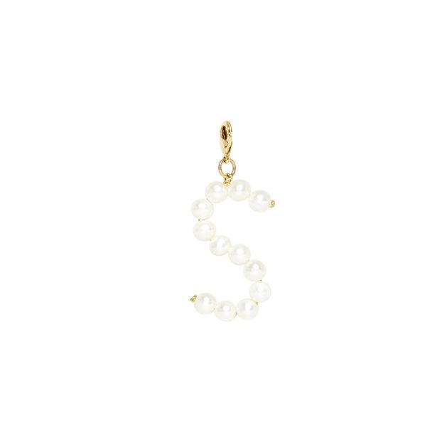 Colgante Perlas Letra S-product