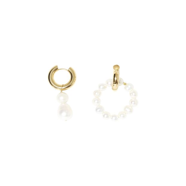 Mismatched Pearl Earrings-product