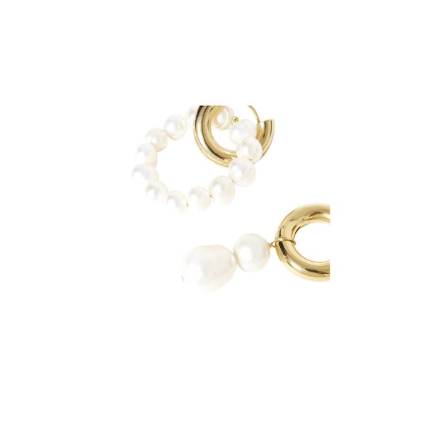 Mismatched Pearl Earrings-product