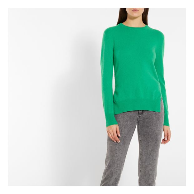 Pull Cachemire Deep Split Crew-product
