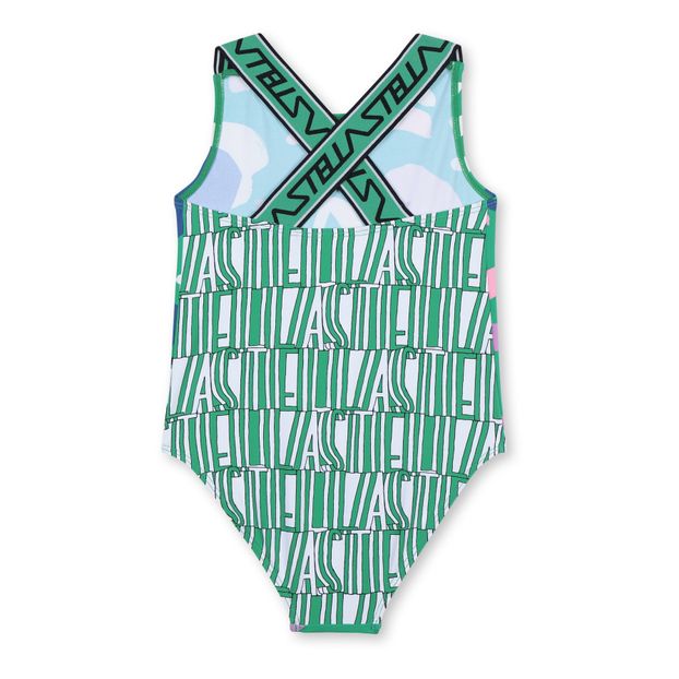One-piece UV-protection recycled nylon swimsuit-product